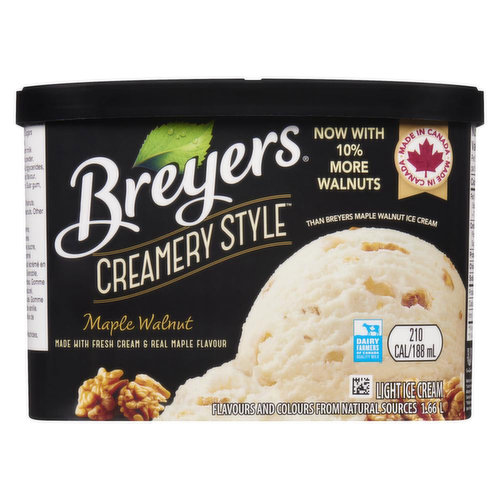 Breyers - Creamery Style Ice Cream, Maple Walnut - Save-On-Foods