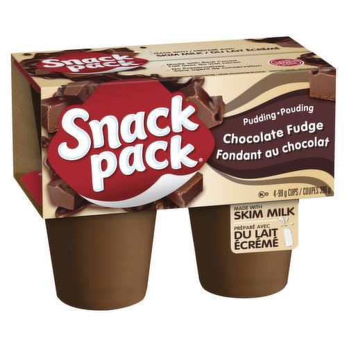 The chocolatey taste of the orignal just got richer & more decadent with their smooth chocolate fudge pudding. Made with real skim milk, 0g trans fat, no high-fructose corn syrup. Gluten free & kosher. No added preservatives. 4x99g cups.