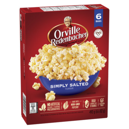 Combines wholesome whole-grain goodness with oil, salt, & nothing else. No artificial colours, flavours or preservatives. Made with non-GMO popcorn. High source of fibre. Gluten free.