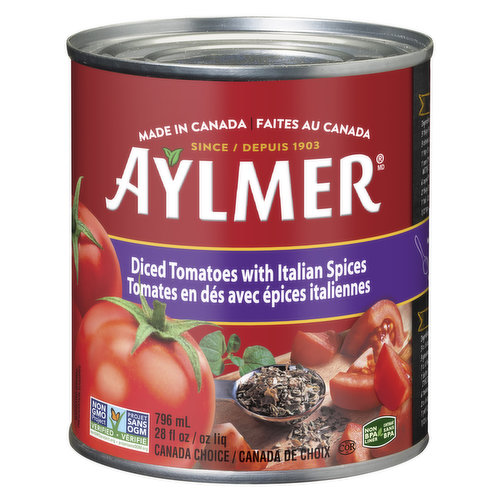 Aylmer - Canned Diced Tomato with Italian Spices