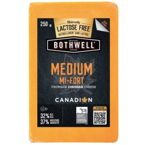 Bothwell - Lactose Free Medium Cheddar Cheese