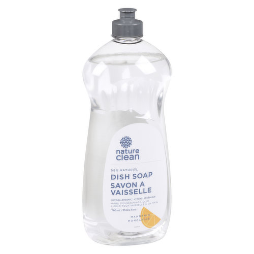 Nature Clean Dish Liquids Beat out Grease and Grime Without the use of Harsh or Irritating Chemicals.  Made of 98.5% Natural Ingredients from Plants and Minerals.