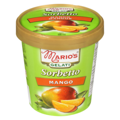 Mario's Gelati - Sorbetto Mango