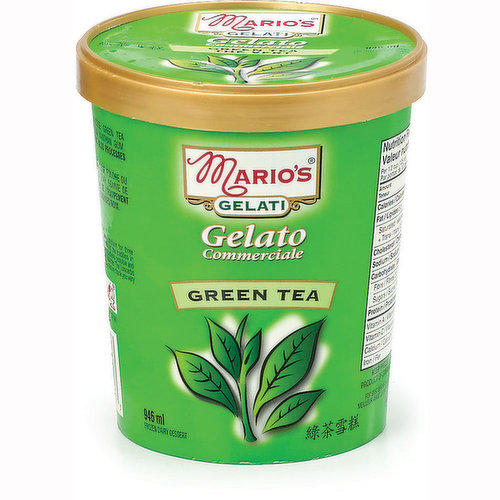 Mario's Gelati - Gelato Green Tea