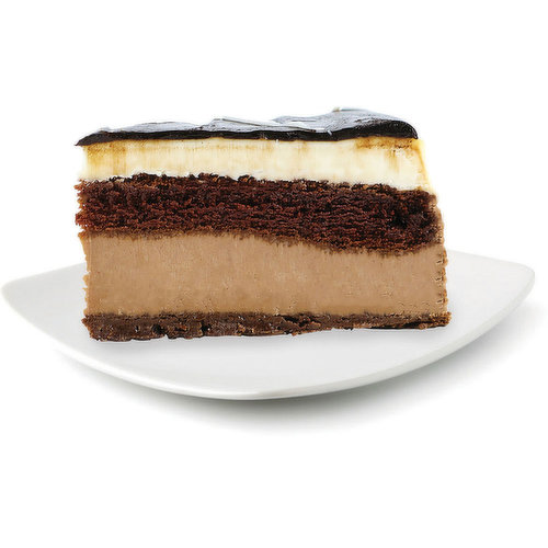 Bake Shop - Tuxedo Layered Cheesecake Slice