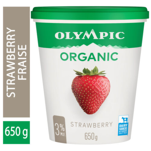 Olympic - Organic Yogurt 2.8% M.F. - Strawberry