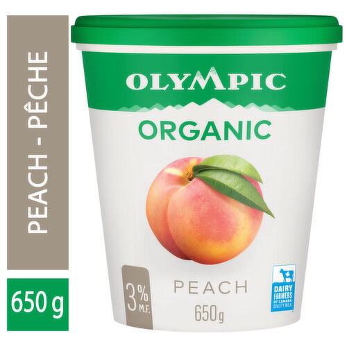 Olympic - Organic Yogurt 2.8% M.F. - Peach