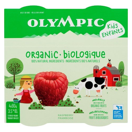 Organic peach yogurt – Olympic Dairy