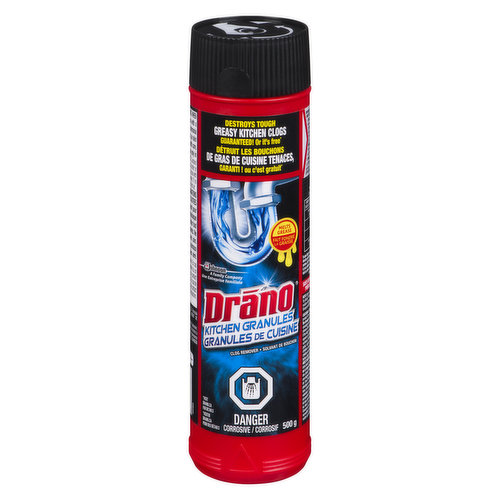 Drano Kitchen Granules Clog Remover   00059200005889 