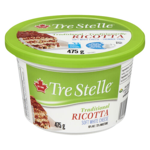 Tre Stelle - Traditional Ricotta Cheese - Save-On-Foods