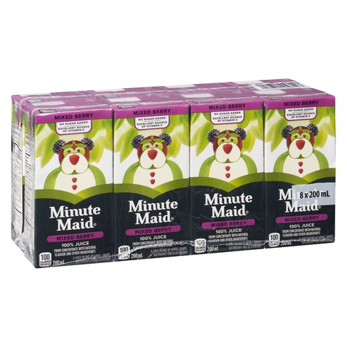 Minute Maid Mixed Berry Juice Boxes 6379