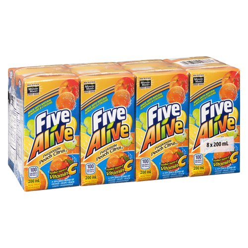 Five Alive - Passionate Passion Peach Fruit Beverage