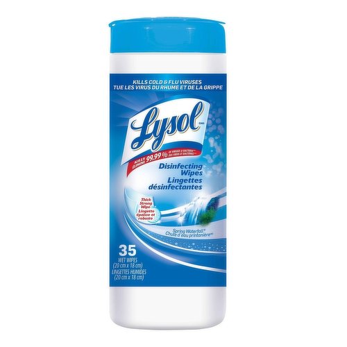 Lysol - Disinfecting Wipes, Spring Waterfall