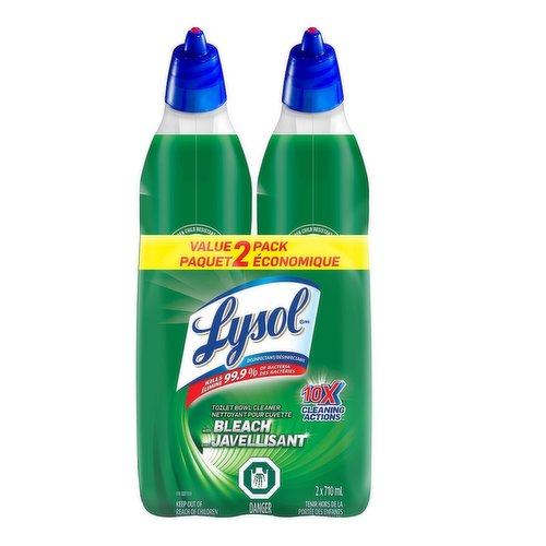 Value 2 pack. Kills 99.9% of bacteria. 10x cleaning actions. 2x710ml.