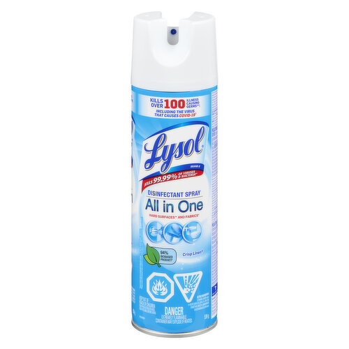 lysol - Disinfectant Spray, Crisp Linen