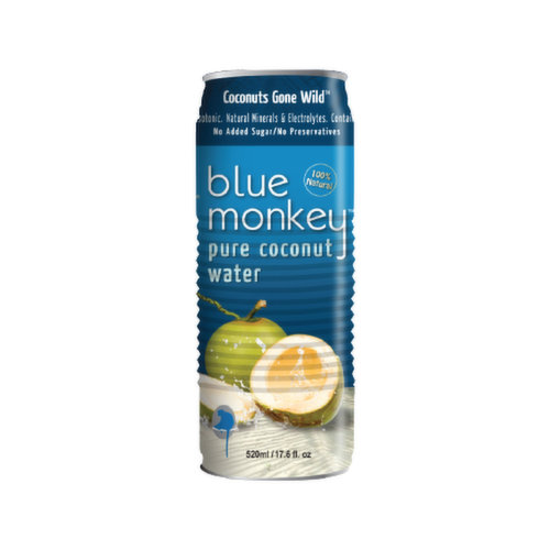Blue Monkey - 100% Coconut Water No Pulp