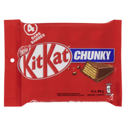 Nestle - Kit Kat Chunky Chocolate Bars Multipack