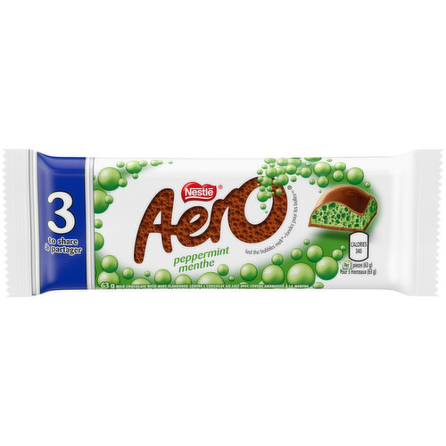 Nestle - Aero Mint Chocolate Bar, King Size