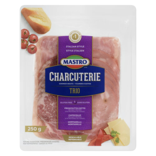 Mastro - Italian Style Cooked Charcuterie Trio