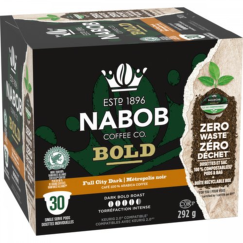 Nabob - Full City Dark Pods Compostable