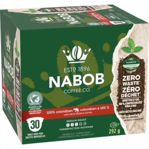 Nabob - 100% Columbian Pods Compostable