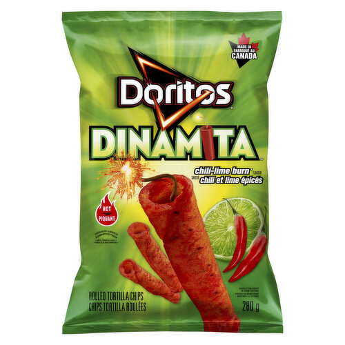 Doritos - Dinamita Tortilla Chips, Chili-Lime Burn