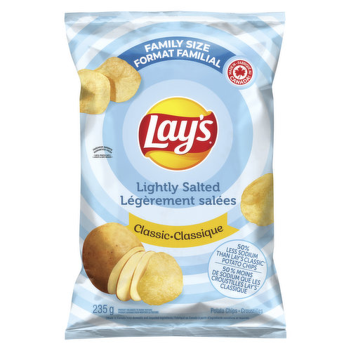 Lays - Potato Chips - Classic Lightly Salted - Family Size