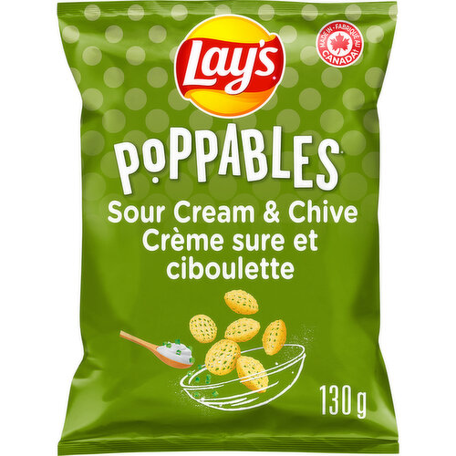 Lays - Poppables Chips, Sour Cream & Chives