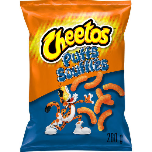 Bold, cheesy flavor with a light and airy texture.Puffs Cheese Flavored Snacks are full of flavor and made with real cheese!