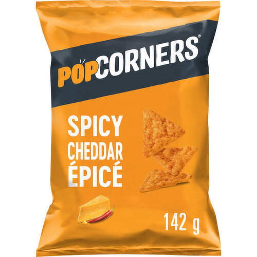 Popcorners - Spicy Cheddar Popped Corn Chips