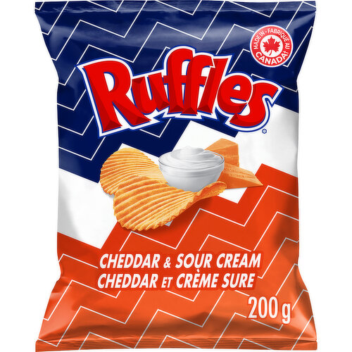 Ruffles - Potato Chips, Cheddar & Sour Cream