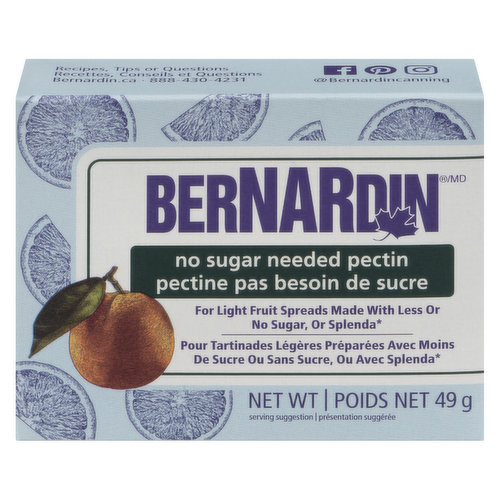 Bernardin - Pectin Crystals No Sugar Added