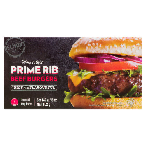 Belmont - Homestyle Burgers Prime Rib