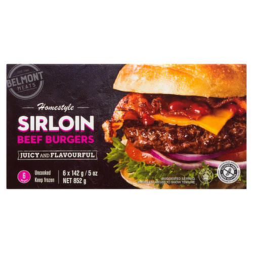 Belmont - Homestyle Burgers Sirloin