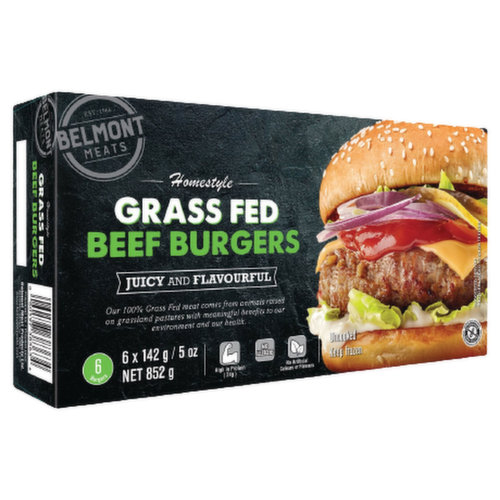 Belmont - Burgers Beef Grass Fed