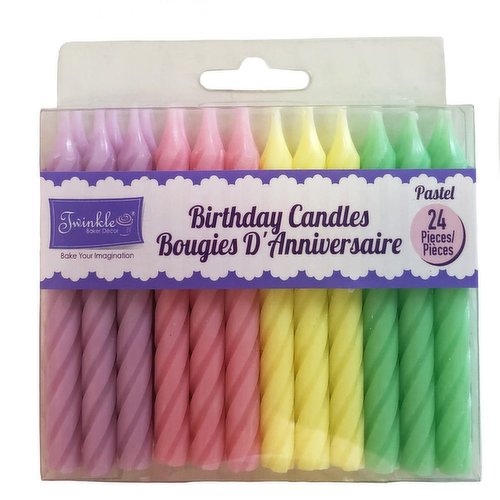 Twinkle - x Birthday Candles Pastel