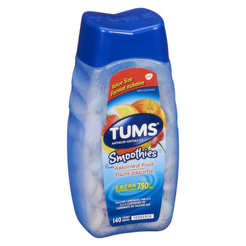 Tums - Smoothies Extra Strength - Assorted Fruit