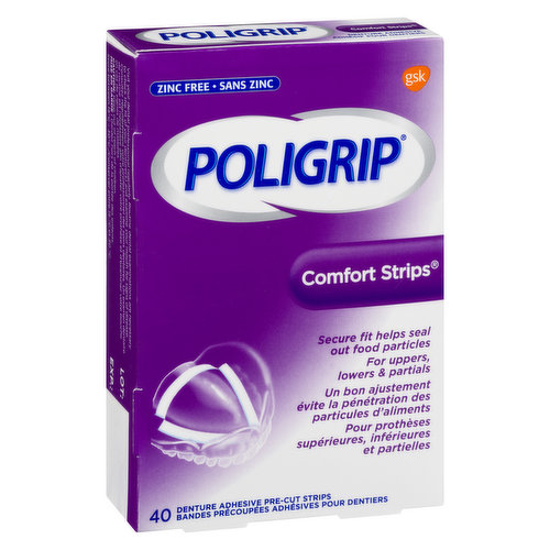 Poligrip - Comfort Strips