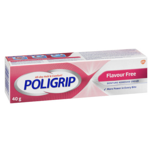 Poligrip - Free Denture Adhesive Cream