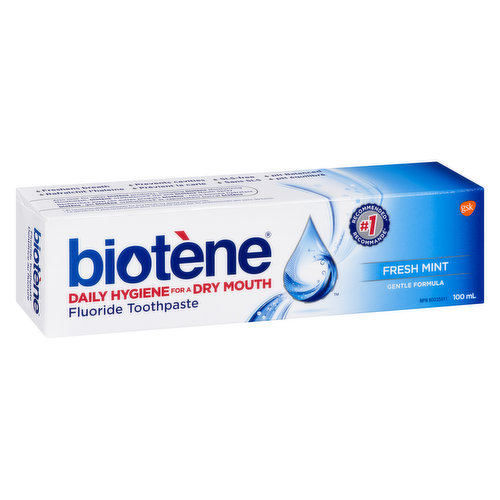 biotene fluoride toothpaste fresh mint original