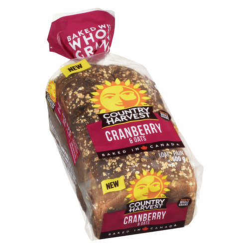 Country Harvest - Cranberry & Oats Bread