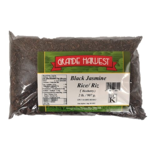 Grande Harvest - Black Jasmine Rice (Rice Berry)