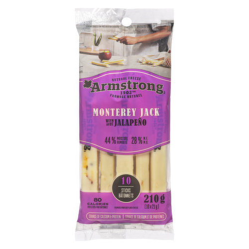 Armstrong - Monterey Jack Cheese Sticks with Jalapeno