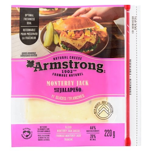 Armstrong - Monterey Jack with Jalapeno Cheese Sliced