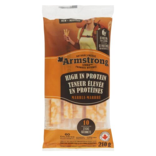 Armstrong - High in Protein Marble Cheddar Cheese Sticks
