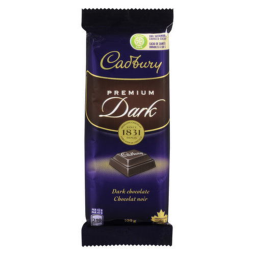 Cadbury Dairy Milk Premium Dark Chocolate Bar SaveOnFoods