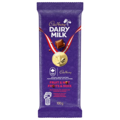 Cadbury - Dairy Milk Chocolate Fruit & Nut Bar