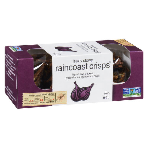 Lesley Stowe - Raincoast Crisps Crackers Fig & Olive