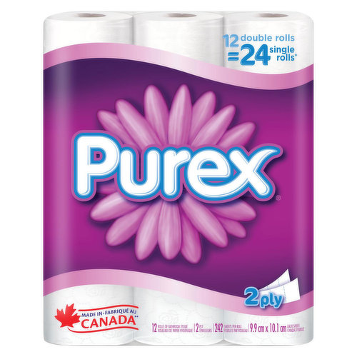 Purex - Bathroom Tissue - Double Roll 2 Ply - Save-On-Foods