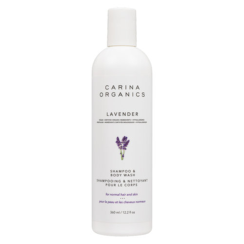 Carina Organics - Shampoo & Body Wash Lavender